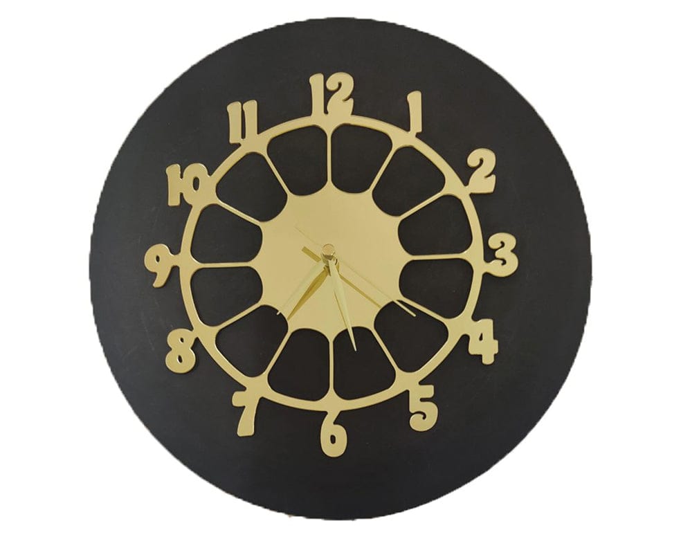 My Store ACRYLIC CUTOUT GOLD CLOCK ACRYLIC CUTOUT 022