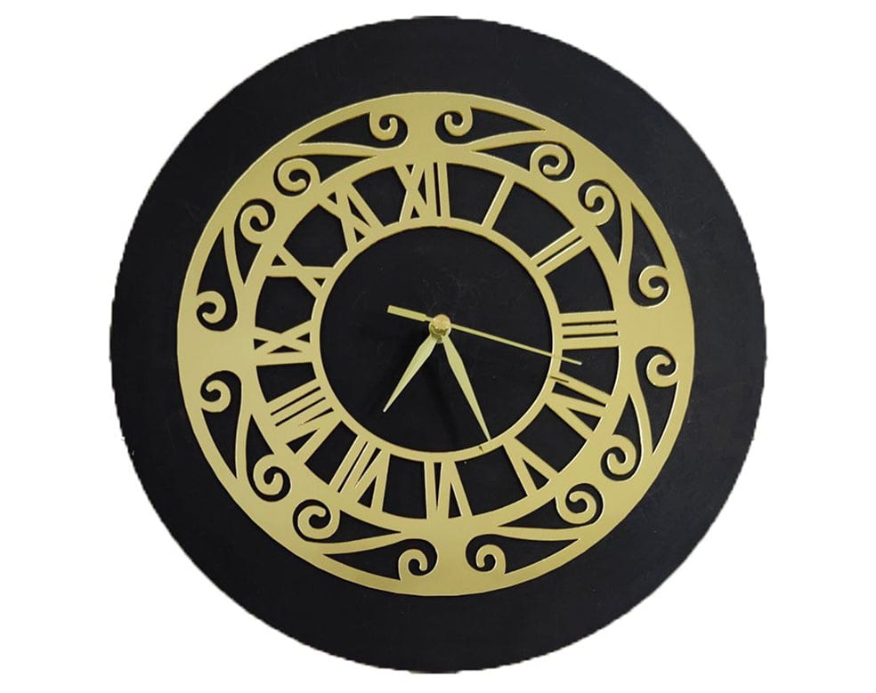 My Store ACRYLIC CUTOUT GOLD CLOCK ACRYLIC CUTOUT 025