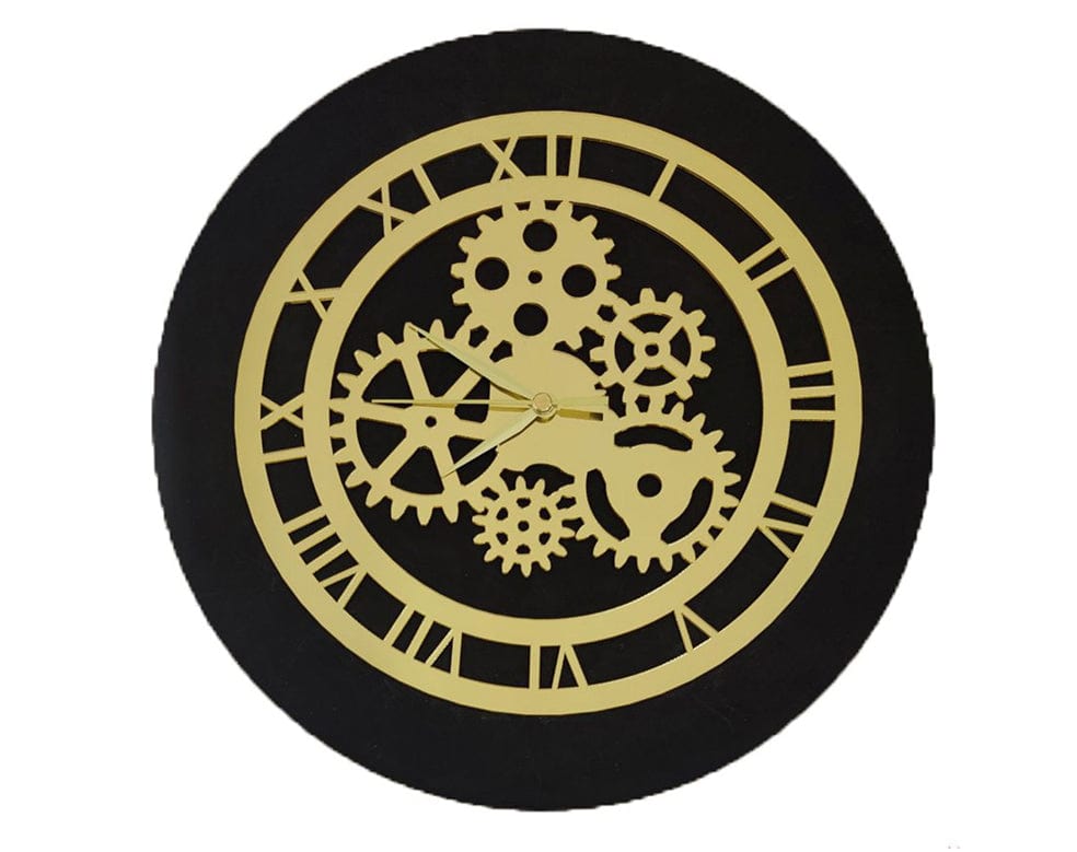 My Store ACRYLIC CUTOUT GOLD CLOCK ACRYLIC CUTOUT 029