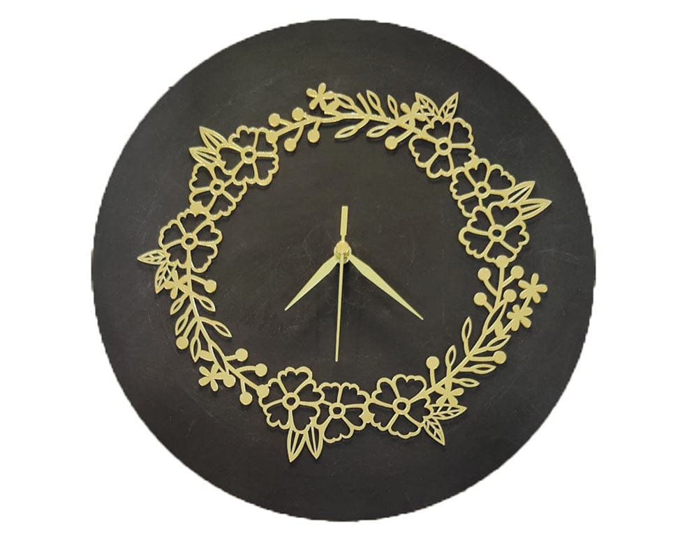 My Store ACRYLIC CUTOUT GOLD CLOCK ACRYLIC CUTOUT 030