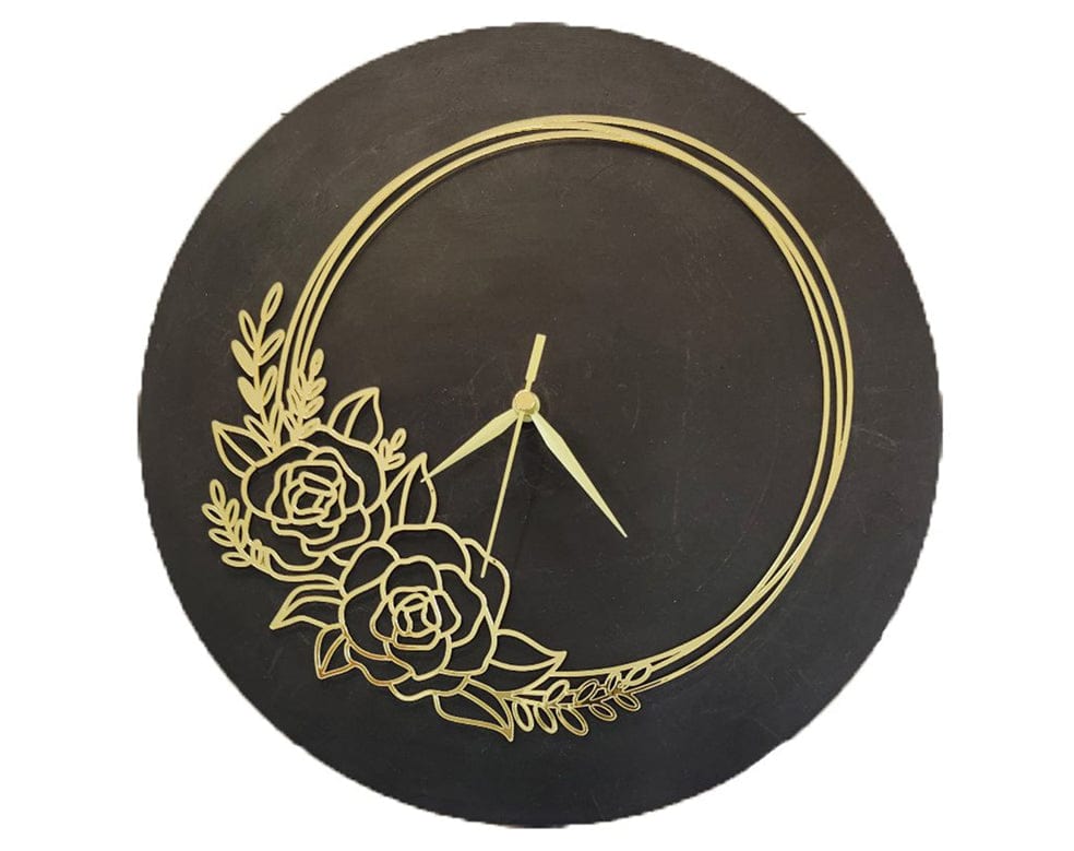 My Store ACRYLIC CUTOUT GOLD CLOCK ACRYLIC CUTOUT 031