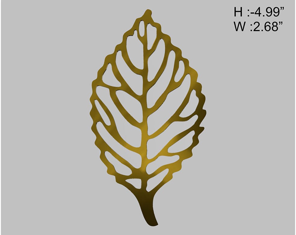 My Store ACRYLIC CUTOUT SKELETON LEAF (2PCS/PKT) ACRYLIC CUTOUT