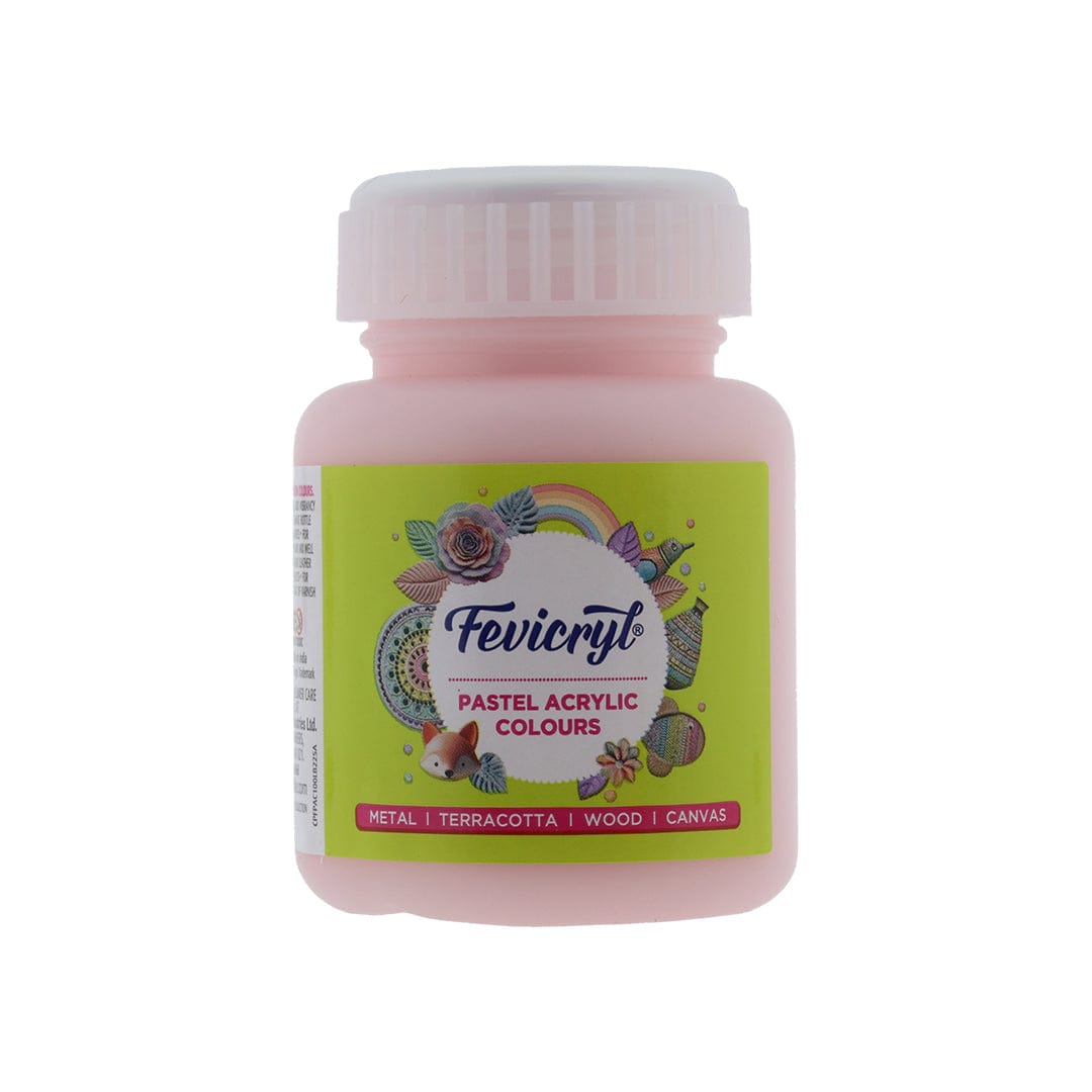 Crafteria Soft Peach Fevicryl Pastel Acrylic Colour 100Ml