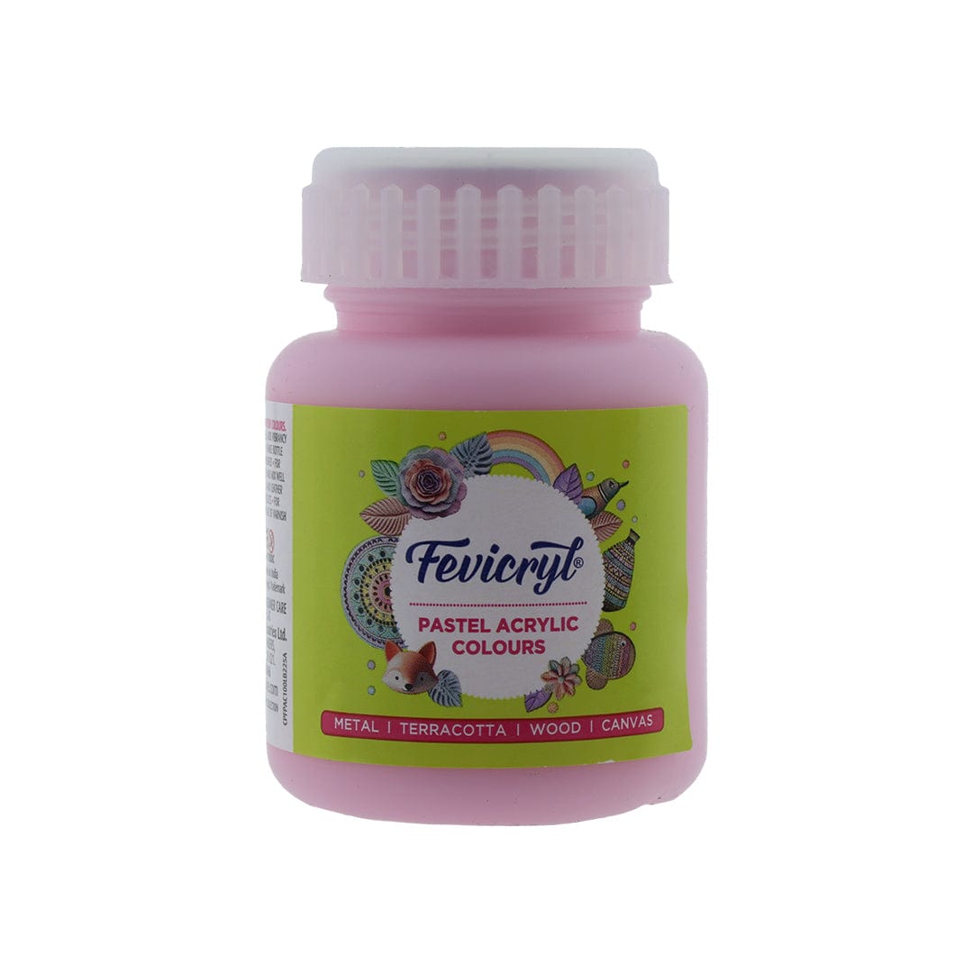 Crafteria Pale Pink Fevicryl Pastel Acrylic Colour 100Ml