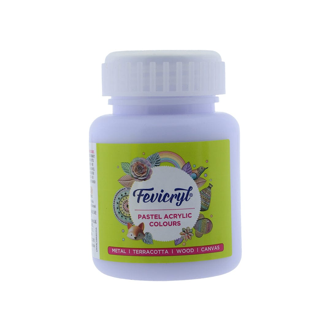 Crafteria Lavender Purple Fevicryl Pastel Acrylic Colour 100Ml