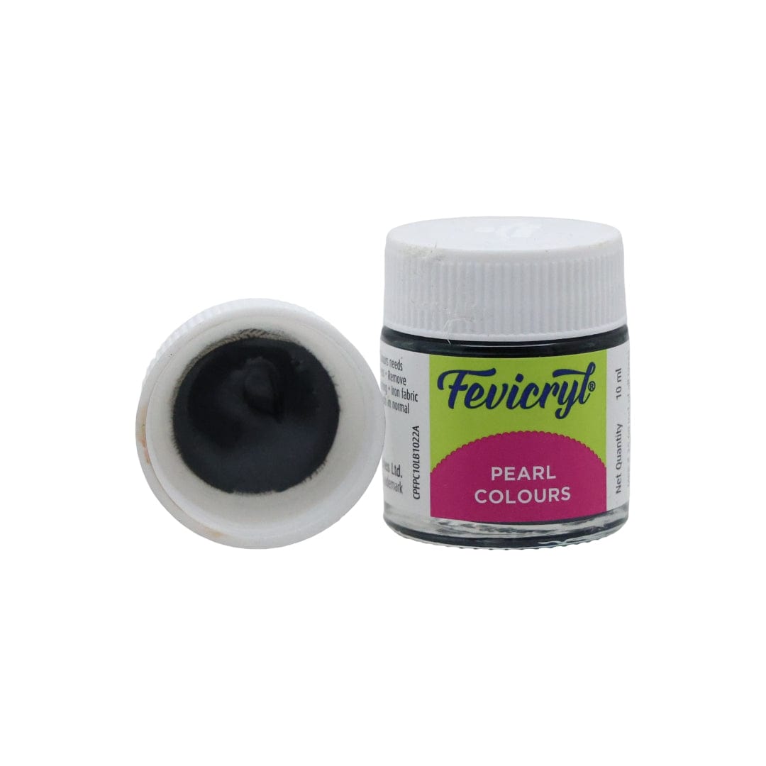 Pidilite Black Pidilite Fevicryl Acrylic Colours Pearl 10ml