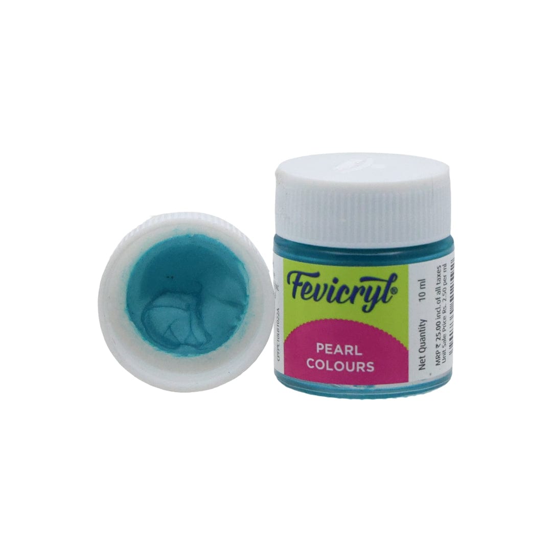Pidilite Turquoise Blue Pidilite Fevicryl Acrylic Colours Pearl 10ml