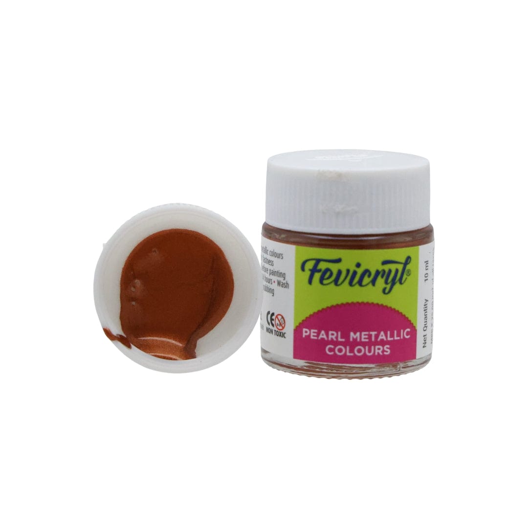 Pidilite Copper Pidilite Fevicryl Acrylic Colours Pearl Metallic 10ml