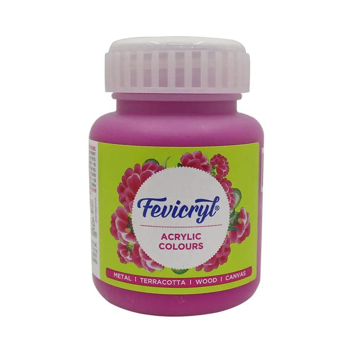 Crafteria Neon Pink Pidilite Fevicryl Acrylic Colours 100ml