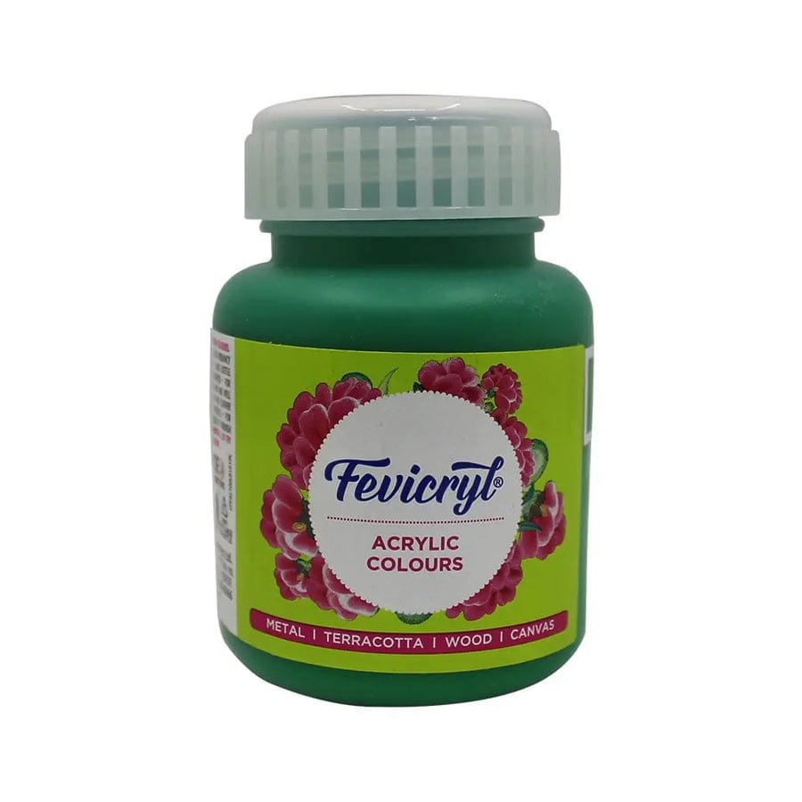 Crafteria Dark Green Pidilite Fevicryl Acrylic Colours 100ml