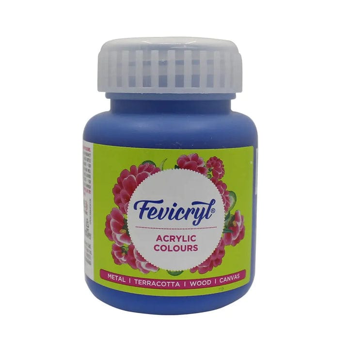 Crafteria Cerulean Blue Pidilite Fevicryl Acrylic Colours 100ml