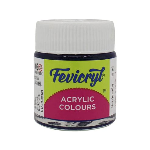 Crafteria Prussian Blue Pidilite Fevicryl Acrylic Colours 15ml