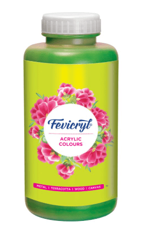 Crafteria Light Green Pidilite Fevicryl Acrylic Colours 1 Litre