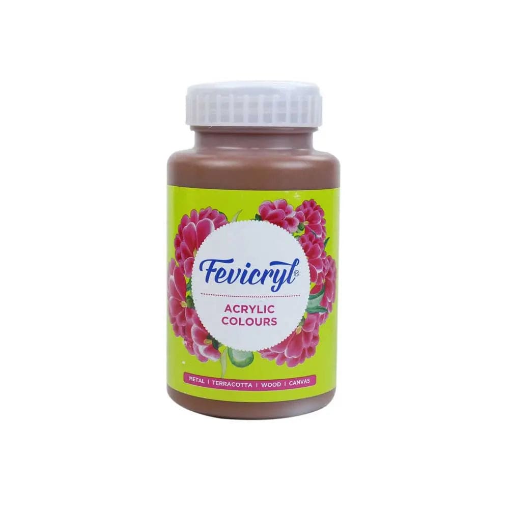 Crafteria Burnt Sienna Pidilite Fevicryl Acrylic Colours 500ml