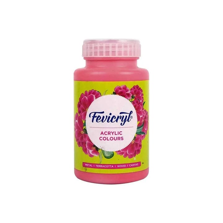 Crafteria Pink Pidilite Fevicryl Acrylic Colours 500ml