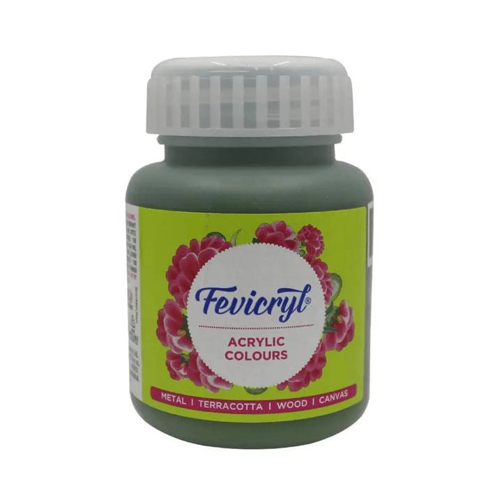 Crafteria Sap Green Pidilite Fevicryl Acrylic Colours 500ml