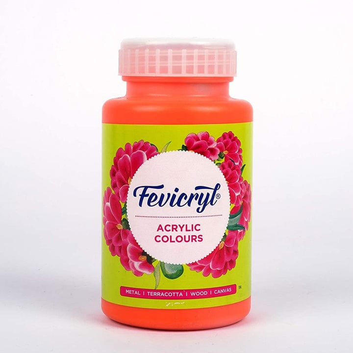 Crafteria Vermilion Pidilite Fevicryl Acrylic Colours 500ml