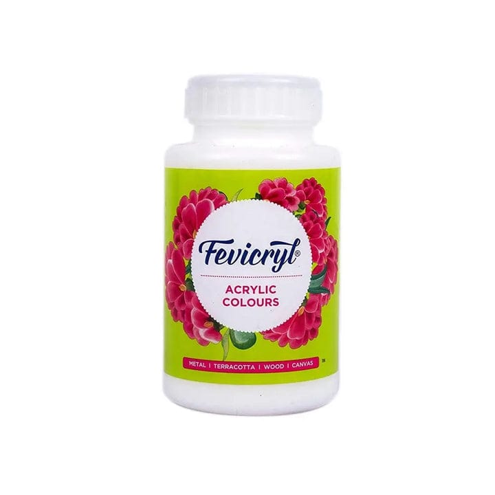 Crafteria White Pidilite Fevicryl Acrylic Colours 500ml
