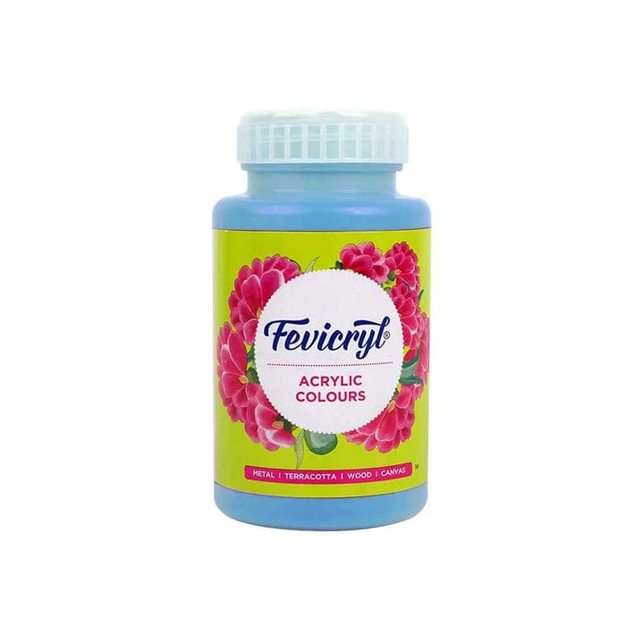 Crafteria Sky Blue Pidilite Fevicryl Acrylic Colours 500ml