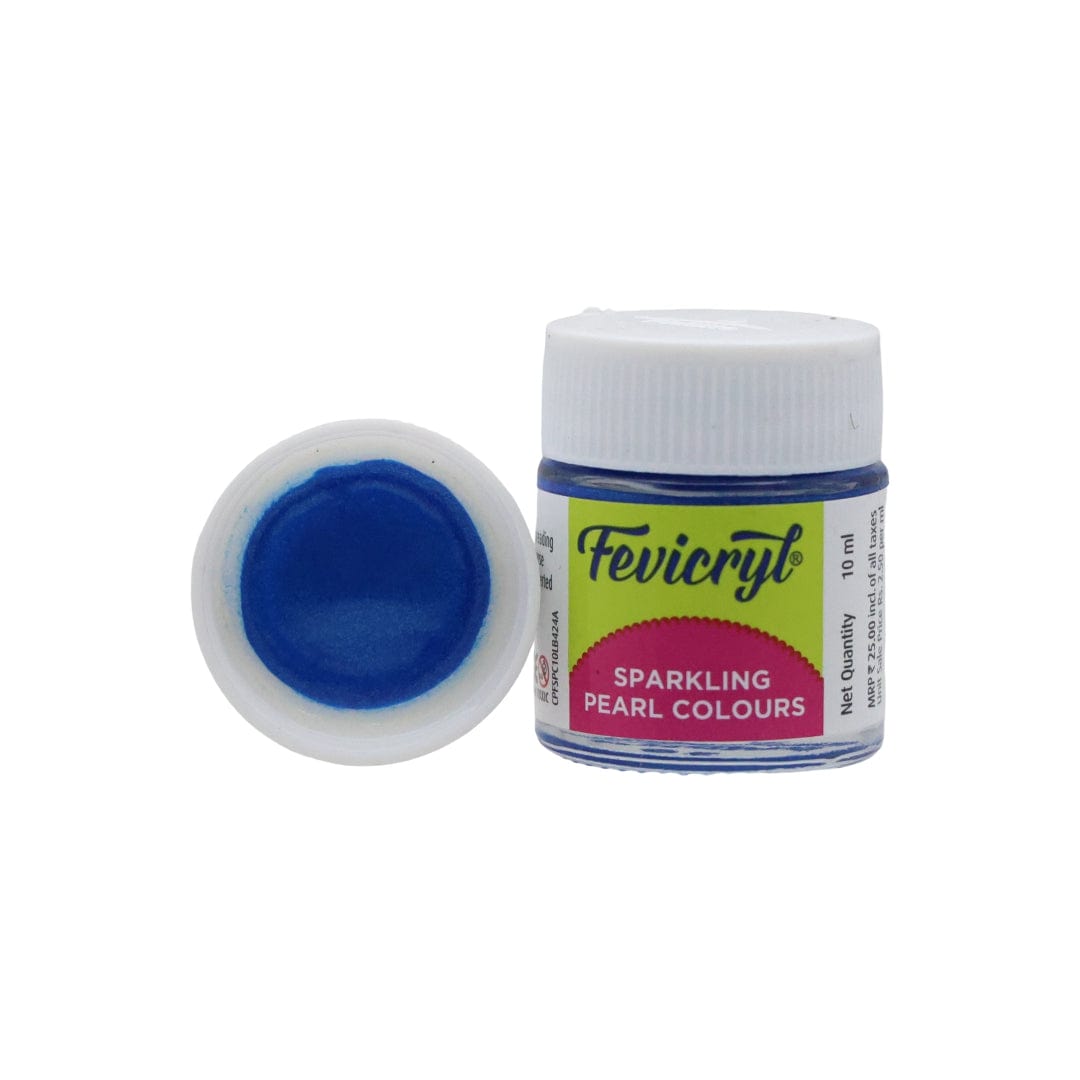 Pidilite Dark Blue Pidilite Fevicryl Acrylic Colours Sparkling Pearl 10ml