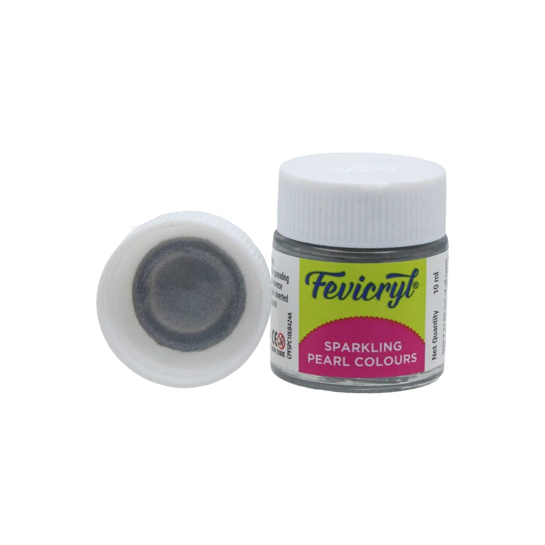 Pidilite Silver Pidilite Fevicryl Acrylic Colours Sparkling Pearl 10ml
