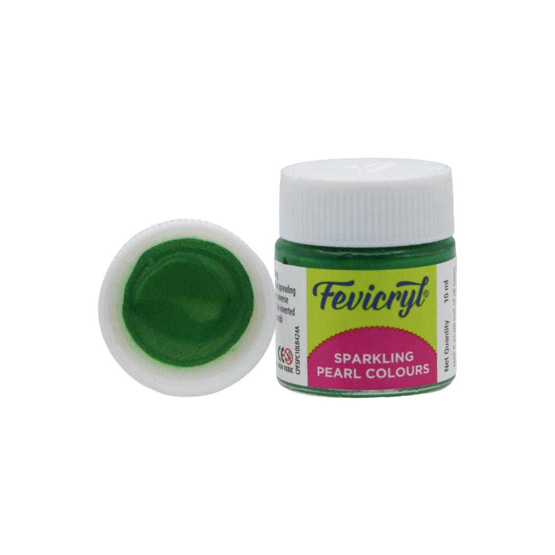 Pidilite Golden Green Pidilite Fevicryl Acrylic Colours Sparkling Pearl 10ml