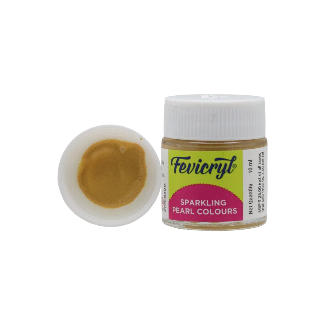 Pidilite Gold Pidilite Fevicryl Acrylic Colours Sparkling Pearl 10ml