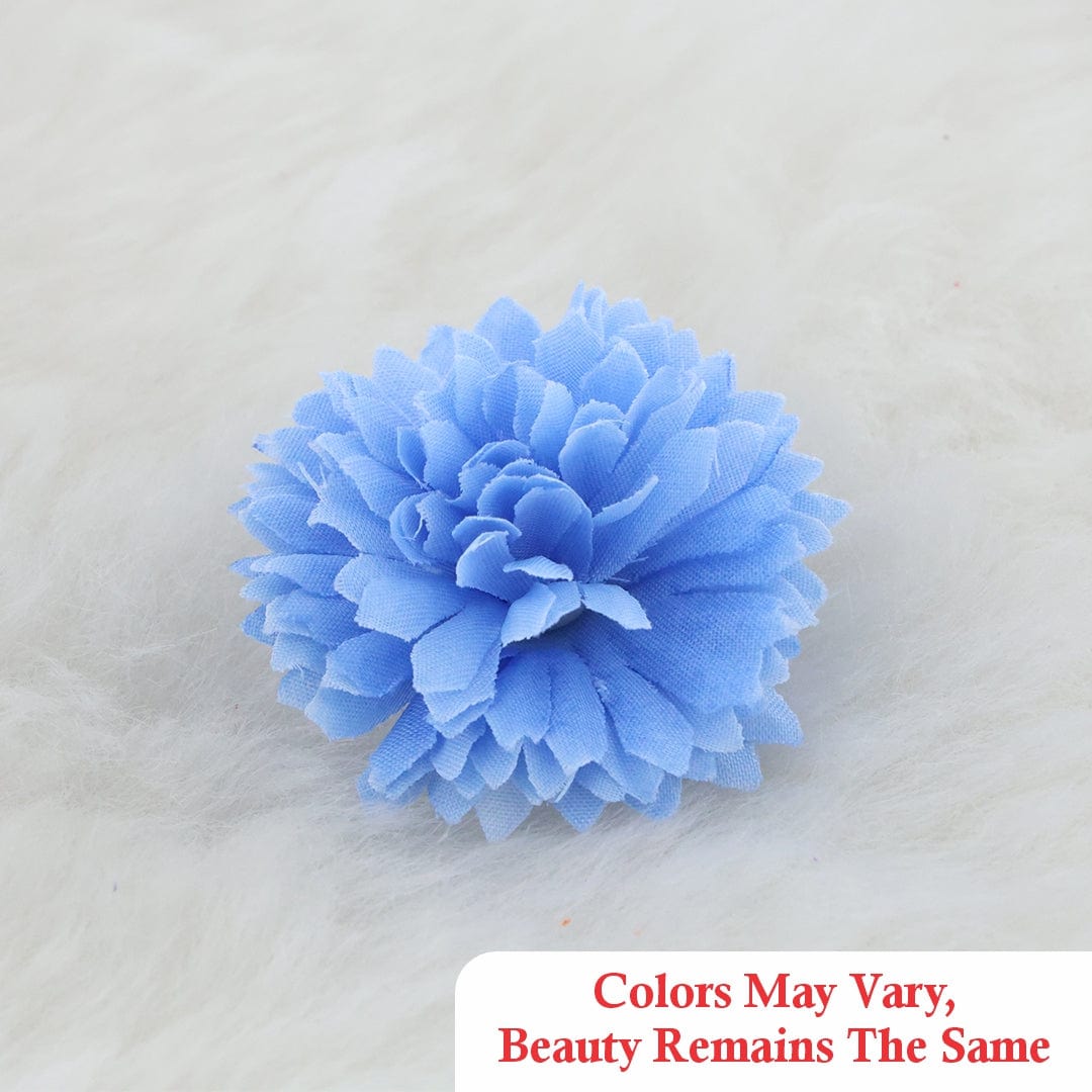 Crafteria Light Blue Small MariGold Artificial flowers D01