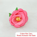 Crafteria Bright Rose Fabric Rose Artificial flowers D02