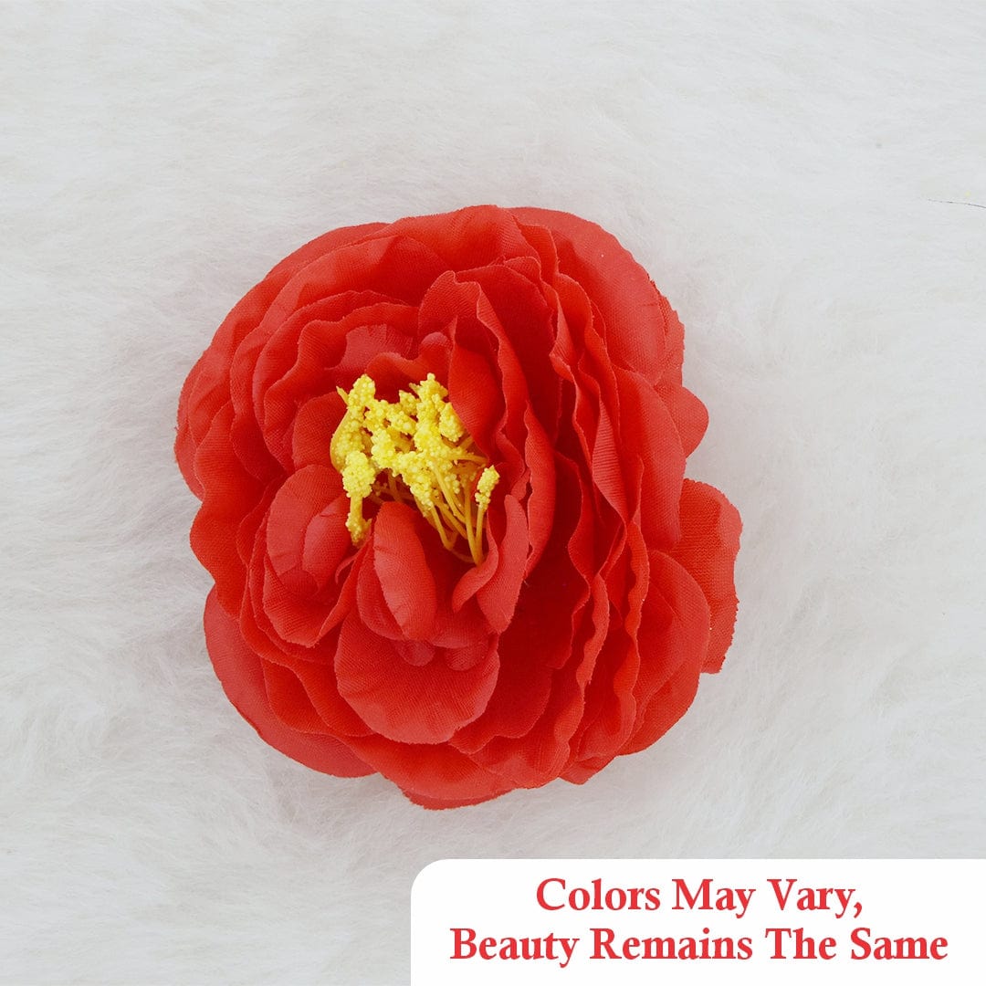 Crafteria Red Dahlia Artificial flowers D03