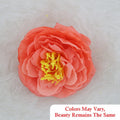 Crafteria Peach Dahlia Artificial flowers D03