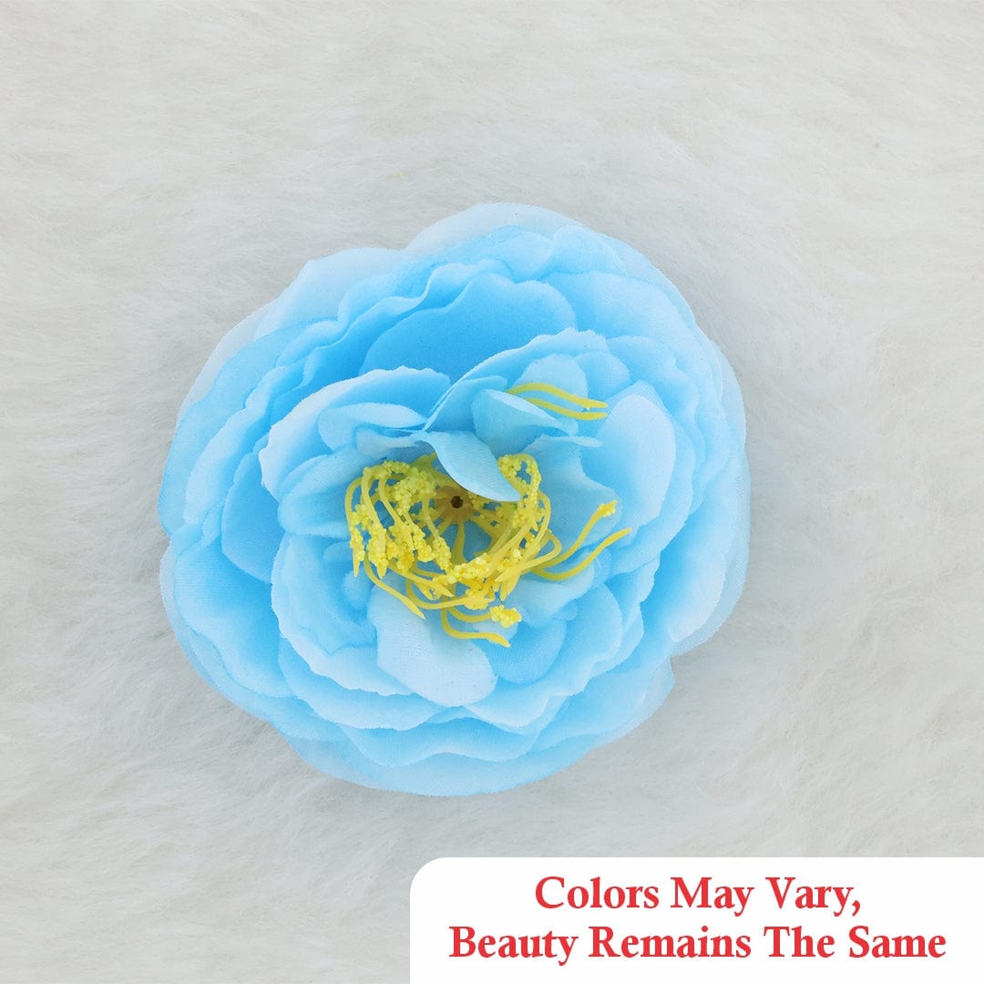 Crafteria Pastel Blue Dahlia Artificial flowers D03