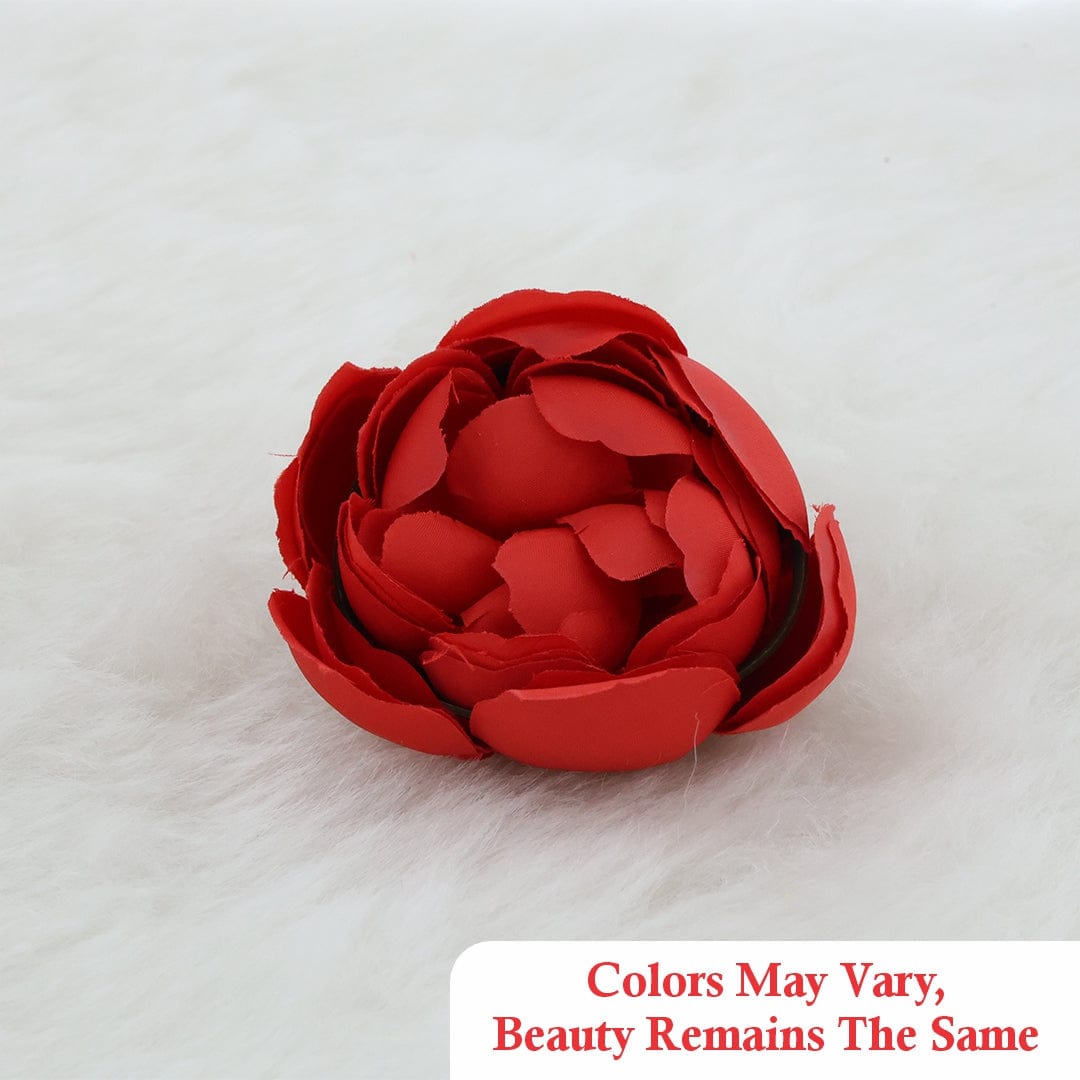 Crafteria Bright Red Big Peony Artificial flowers D04