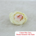 Crafteria Ivory White / Soft Baby Pink Big Peony Artificial flowers D04