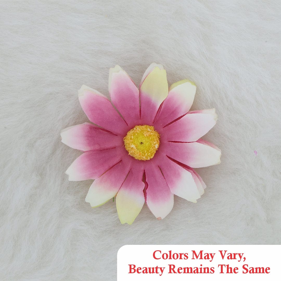 Crafteria Pink Yellow Sun Flower Artificial flowers D05