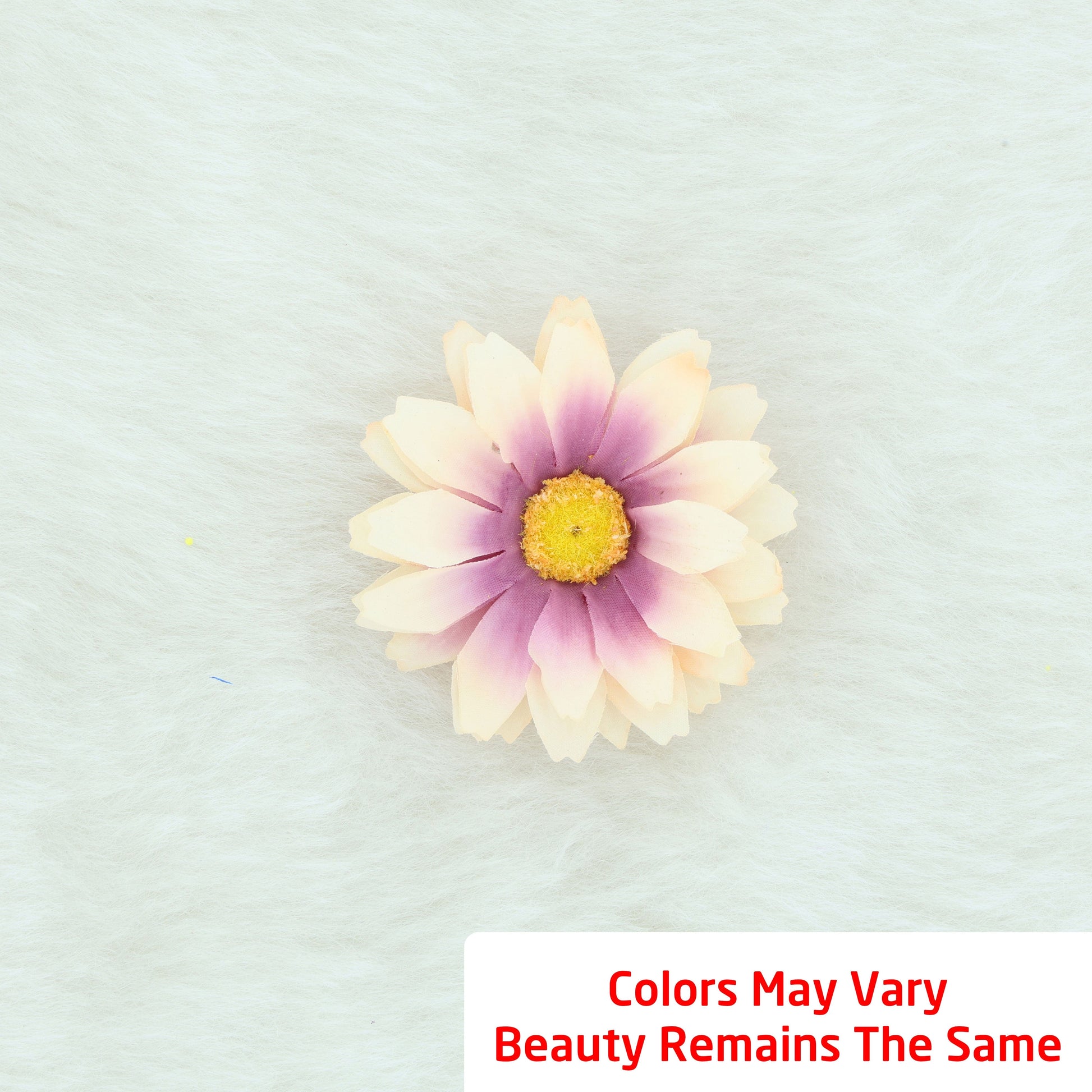 Crafteria Cream Purple Sun Flower Artificial flowers D05