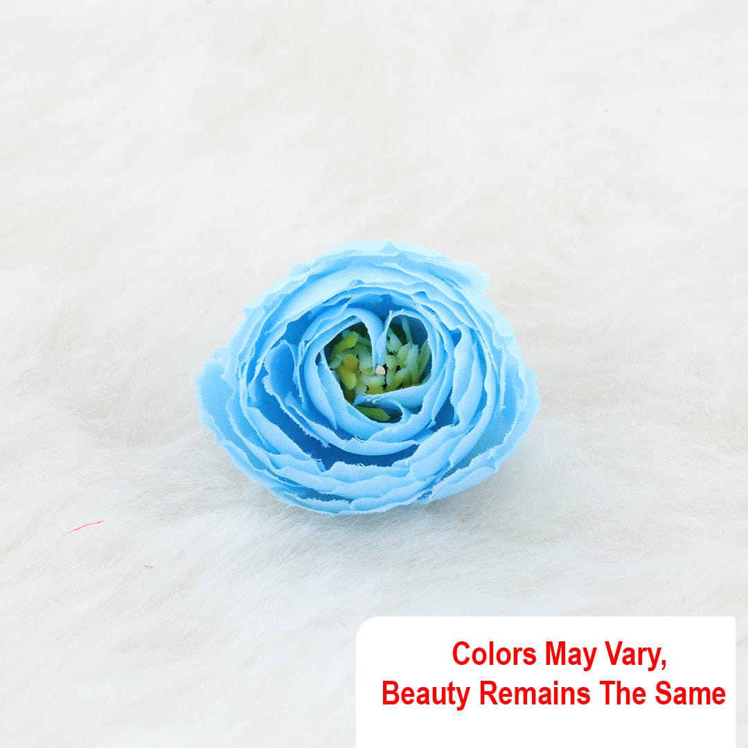 Crafteria Pastel Blue Small Peony Artificial flowers D07