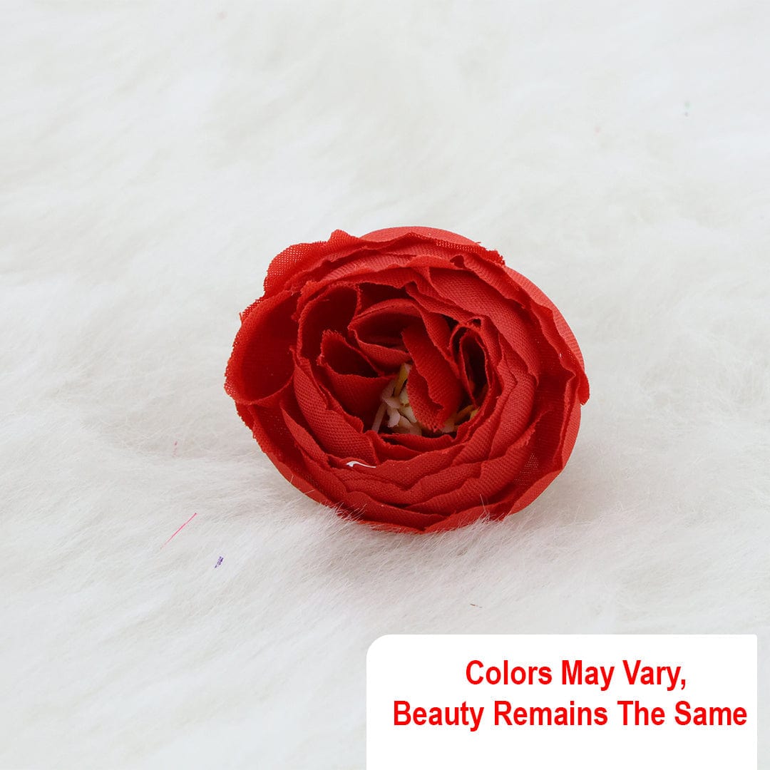 Crafteria Crimson Red Small Peony Artificial flowers D07