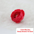 Crafteria Dark Rose Small Peony Artificial flowers D07