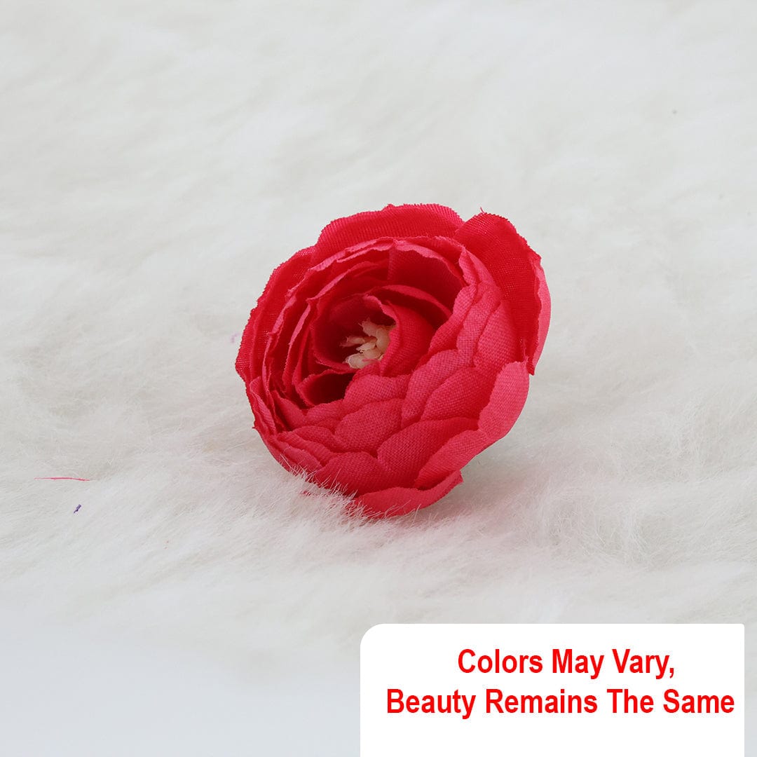 Crafteria Dark Rose Small Peony Artificial flowers D07