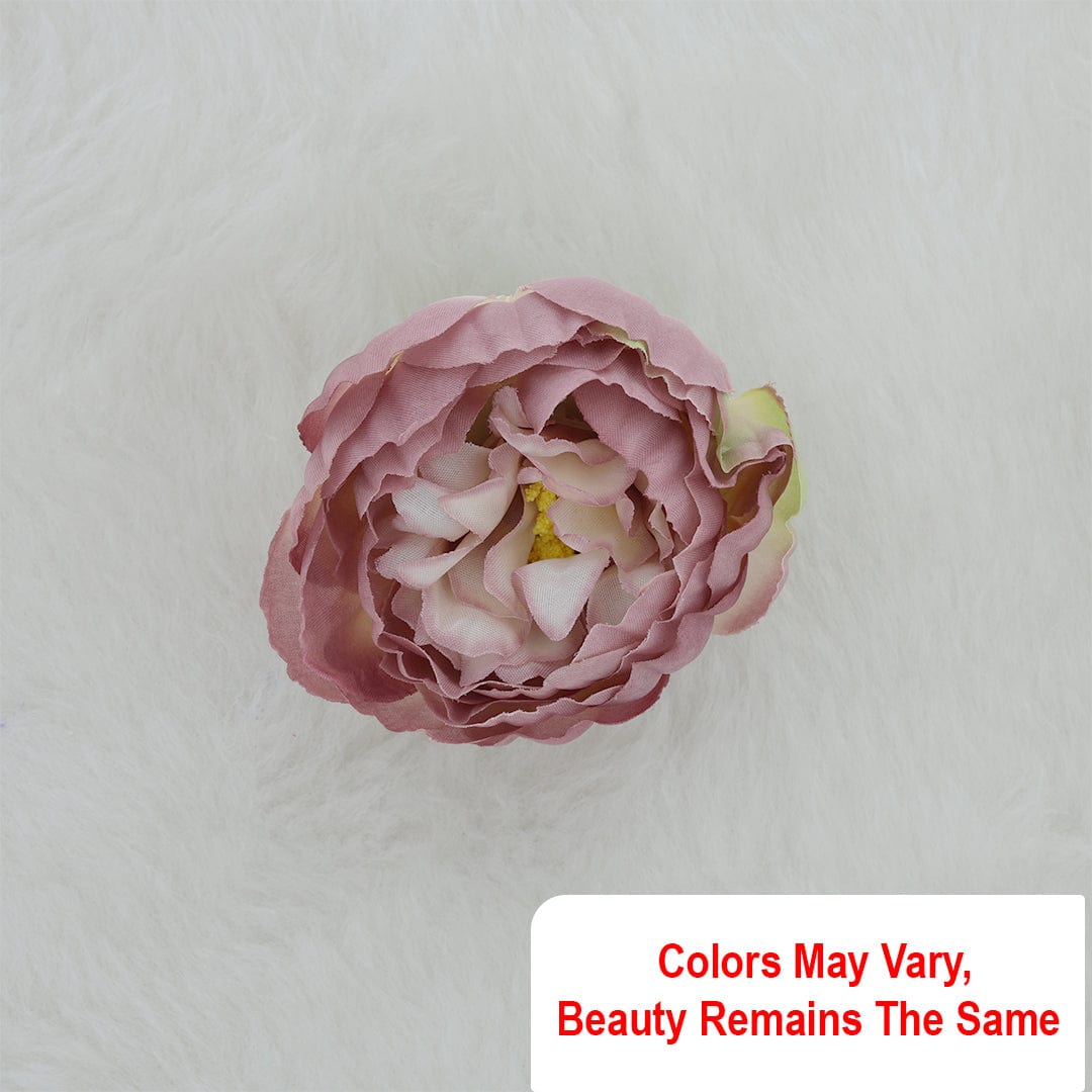 Crafteria White & Wine Lotus-3 Artificial flowers D08