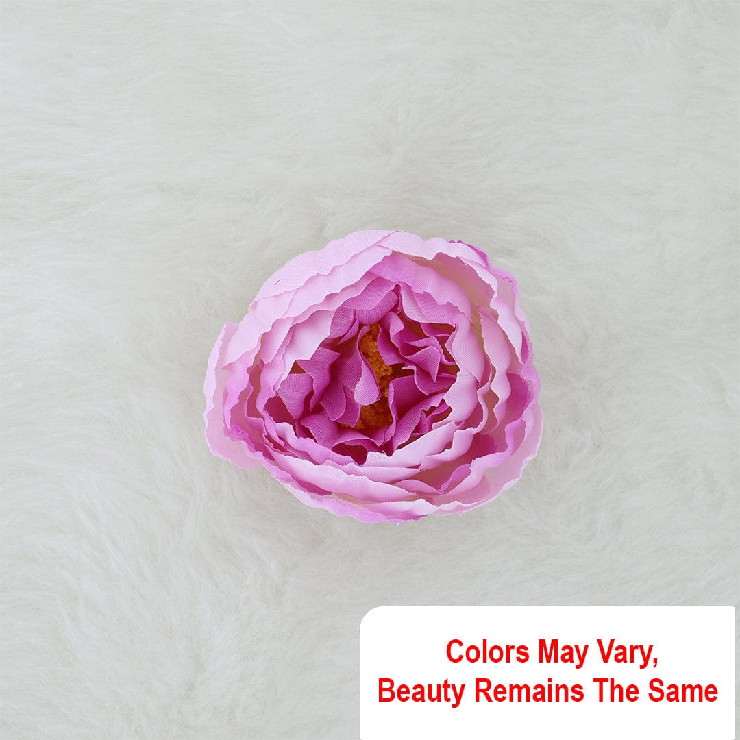 Crafteria Rose & Cream Lotus-3 Artificial flowers D08