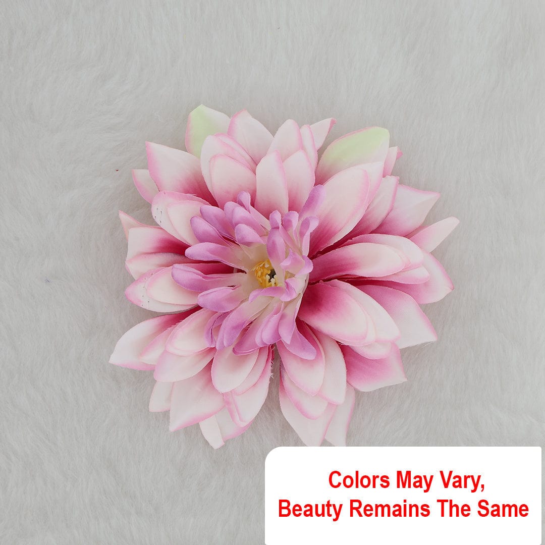 Crafteria Shaded Pink Satin Big Artificial flowers D09