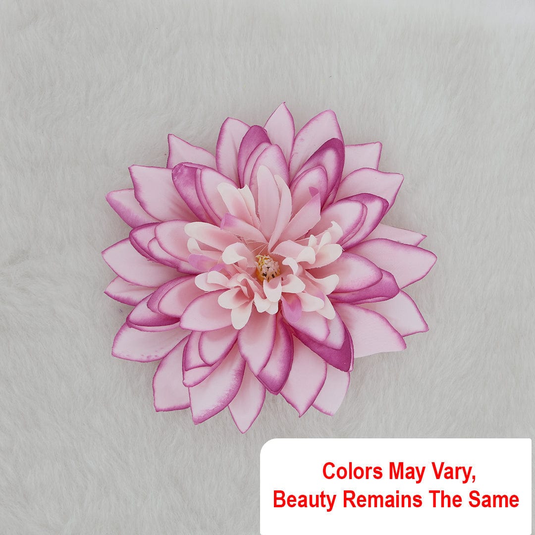 Crafteria Shaded Magenta Satin Big Artificial flowers D09