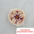 Crafteria Cream Peach Lotus-2 Artificial flowers D10