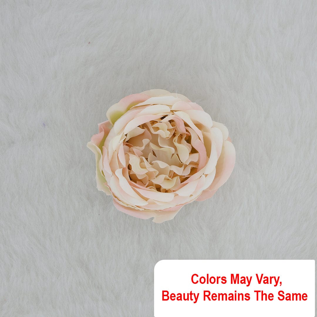 Crafteria Ivory & Peach Lotus-1 Artificial flowers D11