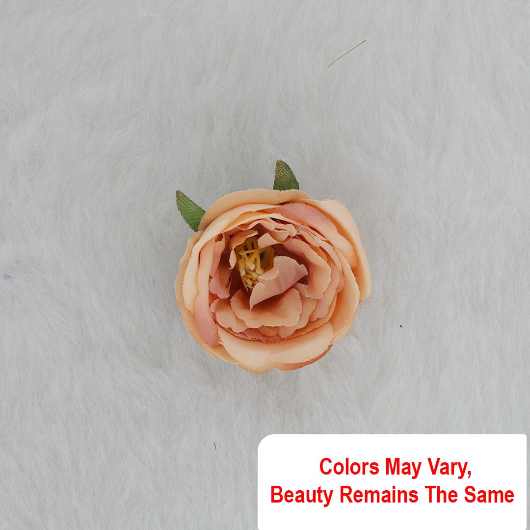 Crafteria Peach K Rose Artificial flowers D12