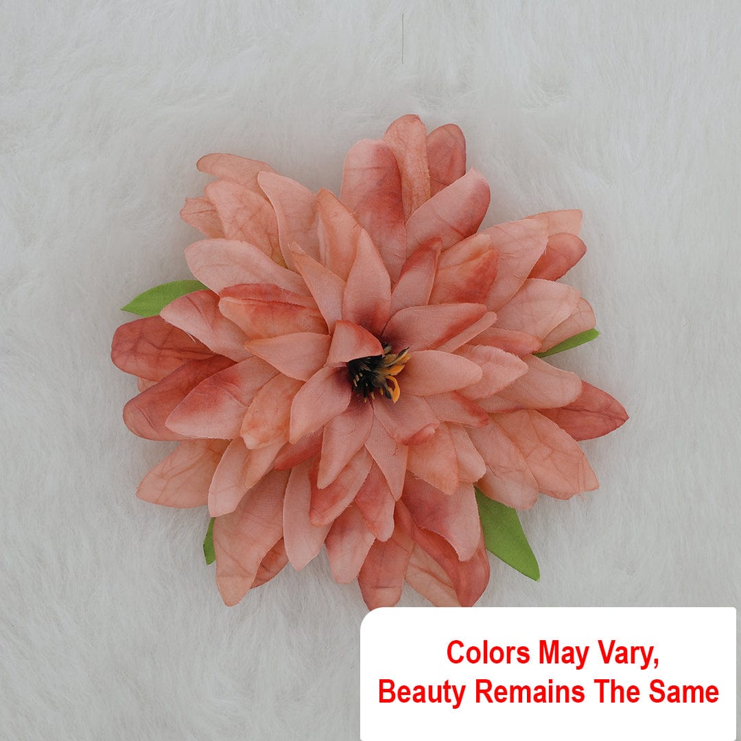 Crafteria Reddish Peach Silk Flower Artificial flowers D13