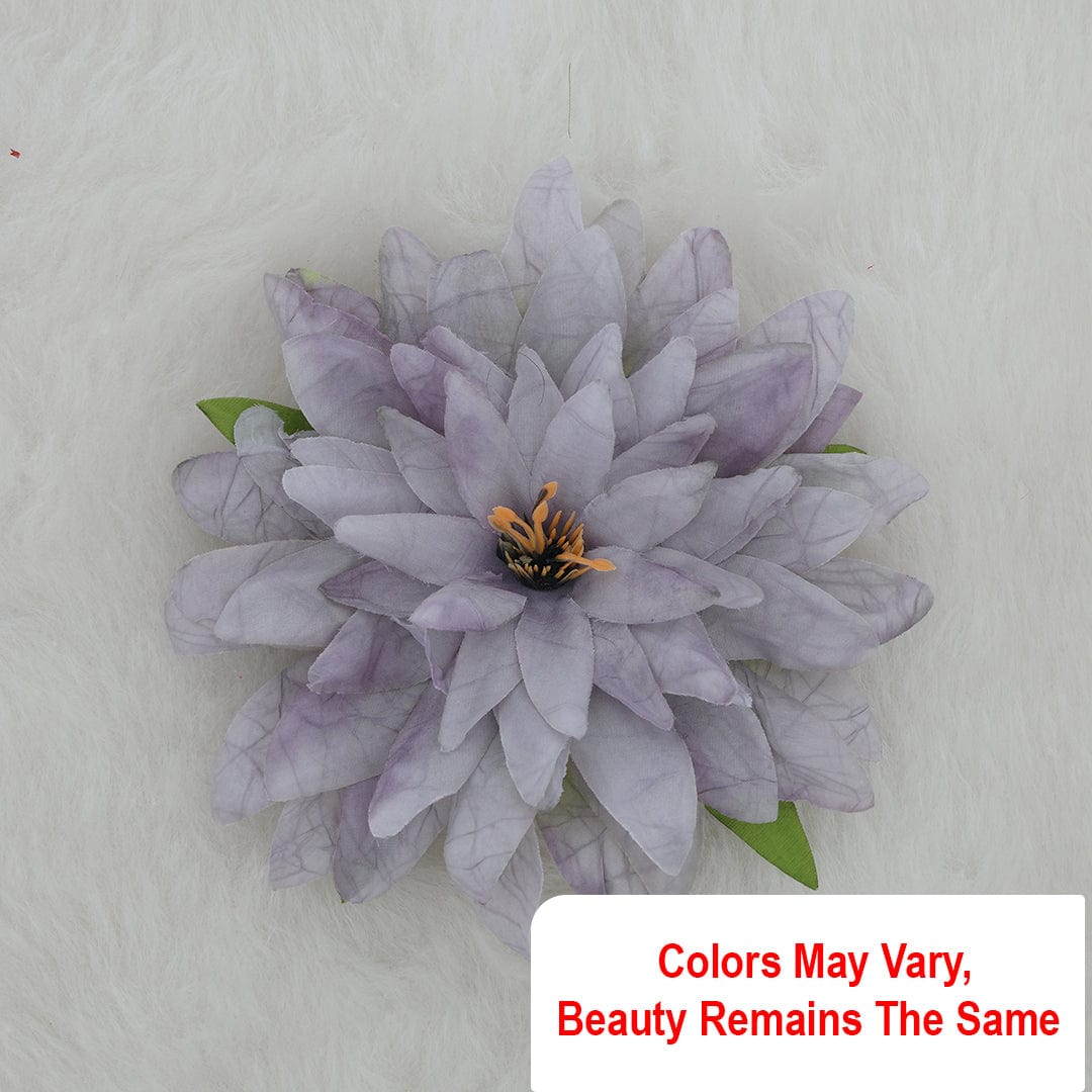 Crafteria Greyish Lavendar Silk Flower Artificial flowers D13