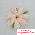 Crafteria Pinkesh Peach Silk Flower Artificial flowers D13